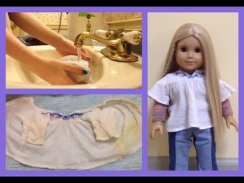 How to Wash AG Doll Clothes