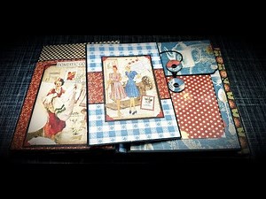 Tutorial 2 Domestic Goddes Recipe Book Mini Album