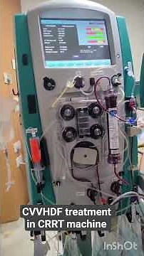 CVVHDF in CRRT #dialysis #icu #hospital #kidney #healthcare #medical #healthcare #nephrology #nurse