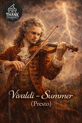 Vivaldi – Summer (Presto) | The Sound of a Thunderstorm ⚡🔥