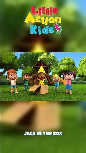 Jack in the Box 🎶 | Kids Action Dance #Shorts