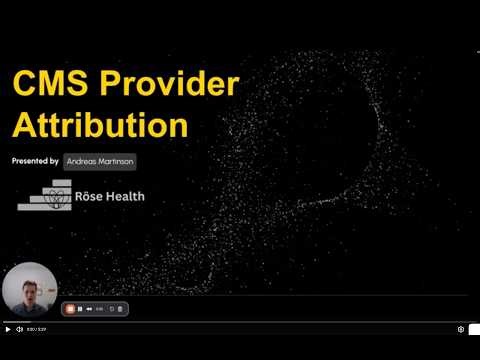 CMS Provider Attribution