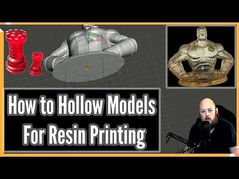 How to Hollow out models for Resin Printing using MeshMixer!