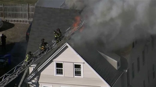 7 adults, 1 child displaced after 4-alarm fire at Hyde Park home
