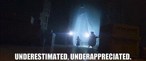 Underestimated, underappreciated.