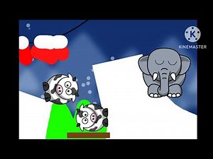 Snoring Elephant winter edition two cows