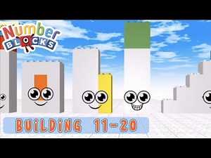 Numberblocks Building 11-20｜Draw Bricks