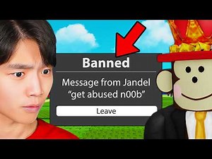 i got banned...