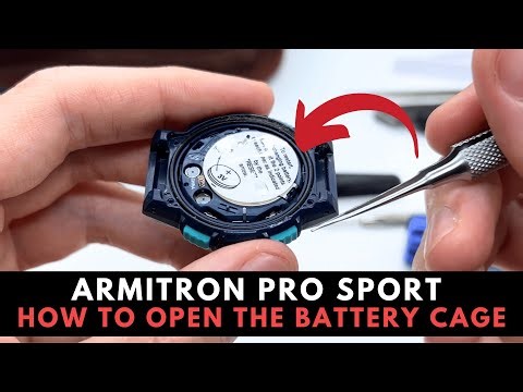 How to Open and Close an Armitron Watch Battery Cage