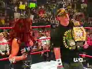 Melina and John Cena ring segment