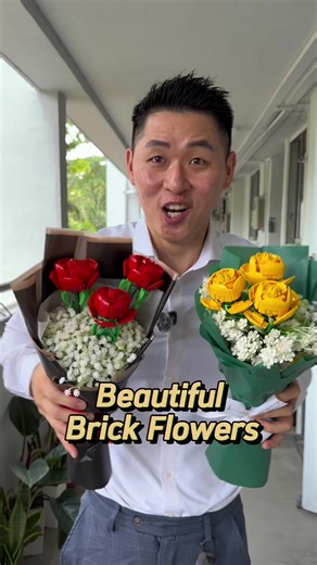 Everlasting Brick Flowers for Valentine's Day Gifts