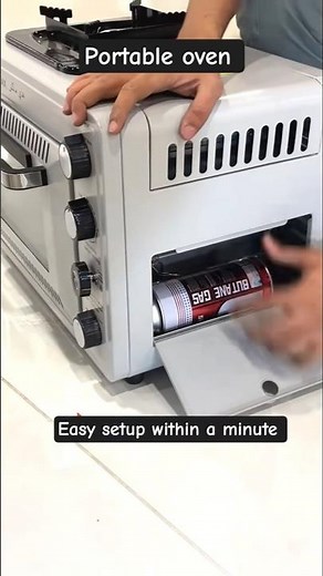 How to Use the Portable Gas Oven (Quick Guide) #asmr