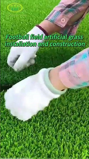 Do you know how to install artificial turf for a football field? #artificialgrass #footballfield