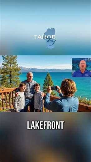 Lake Tahoe Lakefront Life Hits Different 💎 #realestate #laketahoe
