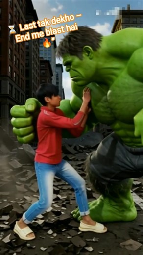 Kya Main Hulk Ko Hara Paya? 😳🔥 | Last Tak Dekhna | Epic Clash 💥#HulkVsMe #ActionShorts #TrendingNow