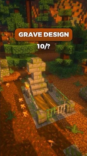 🪦 Grave Design in Minecraft