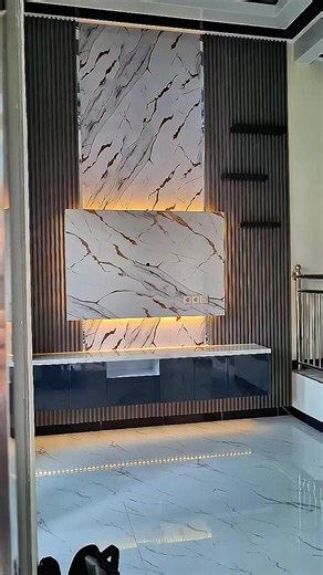 terpasang rapi mojoarum gondang#wijaya_interior #backdrop #mejatvminimalis #4u #fypage