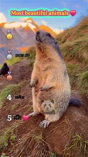 Ranking The Most Beautiful Animals🐰🐆 #animals