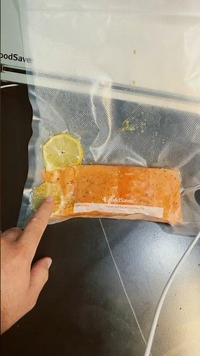 Sous vide salmon. Perfectly cooked then seared with torch.