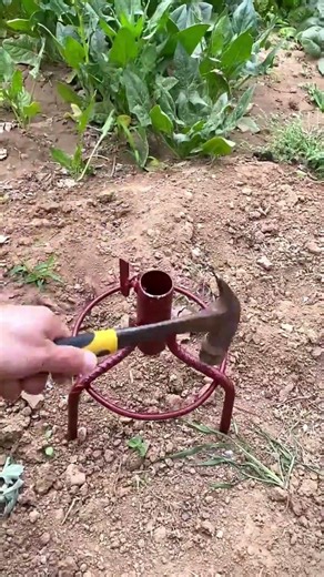 ⛱🛠 Heavy-Duty Ground Anchor Stand — Secure Your Outdoor Umbrella in the Dirt!