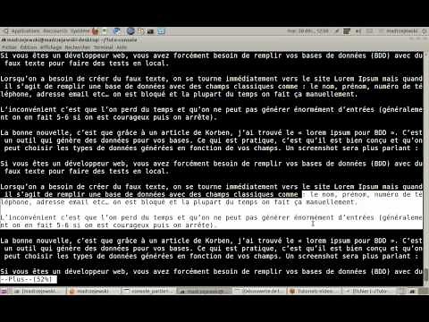 Tutoriel vidéo : Apprendre les lignes de commandes Unix