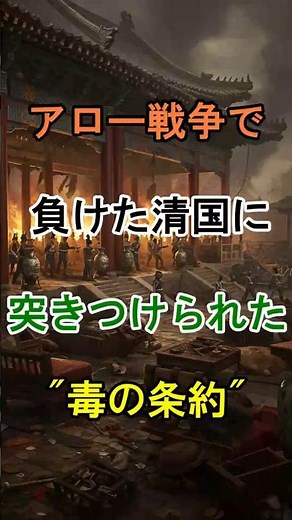 【アヘン戦争】アロー戦争で負けた清国に突きつけられた“毒の条約” #歴史 #世界史 #イギリス #アロー戦争 #アヘン戦争