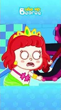 Ai Sợ Thì Đi Về! Bearee Không Sợ Nên Giúp Đỡ Tiên Cá Trừng Trị Mụ Bạch Tuộc Phù Thủy #shorts #bearee