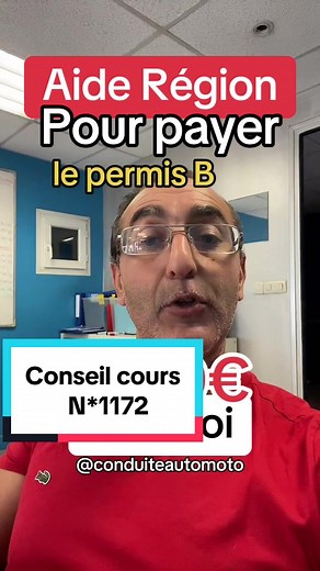 Aide financière pour passer le permis de conduire en fonction de ta région