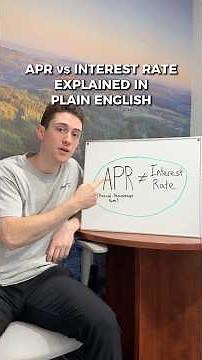 APR vs Interest Rate EXPLAINED