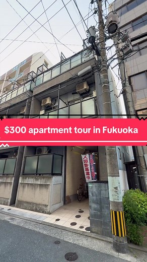 $300 Fukuoka Apartment Tour: 18m² Loft Near Hakata Station