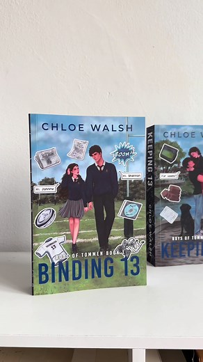 Binding 13 and Keeping 13 by Chloe Walsh is coming to you soon in the eternal embers x larryreads collab box💙🩶 Box Details - 5 special edition foiled/spot glossed paperbacks (Archer’s Voice is not foiled) - 4 are hand-signed, one is unsigned/bookplate - Full boxes will come with 4 stickers and an art print/letter. Sales Details - Full Box: $150 including domestic shipping (INTL additional) - Limited Single Book option: $35 including domestic shipping (INTL additional) - Sweetgrass Early Access