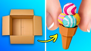 271K views · 2.8K reactions | Cute and cheap cardboard crafts for the whole family. DIY playhouse ideas and home decor: | 5-Minute Crafts Family | Facebook