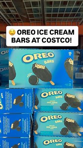 😋 Oreo Ice Cream Bars at Costco! Creamy vanilla ice cream dipped in a crunchy Oreo cookie coating…these are dangerously delicious! 🍦 Just $9.99! #costco #oreo #icecream | Costco Buys