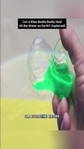 Can a Klein Bottle Really Hold All the Water on Earth? Explained!