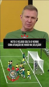 Neto and Veloso blast Hugo Souza on Os Donos da Bola! #shorts #corinthians