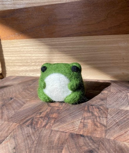 Needle Felted Frog - Etsy