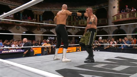 Hangman Adam Page and Jon Moxley NEXT WEEK with EVERYONE banned from ringside! Watch #AEWDynamite presented by #SharkWeek LIVE on TBS & HBO Max | All Elite Wrestling