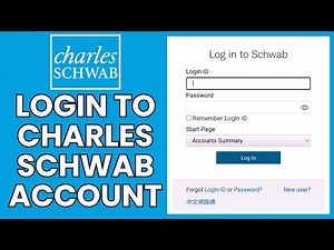 Charles Schwab Sign In: How to Login to Your Charles Schwab Online Banking Account?