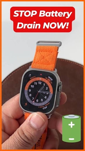 STOP Apple Watch Battery Drain FAST! 🔥 Fix Battery Draining Overnight
