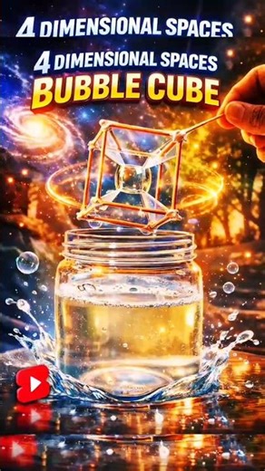 4 dimensional spaces bubble cube #viralshort