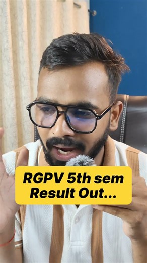 RGPV 5th sem Results is Declared 🔥 #rgpv #lastmomentengineers