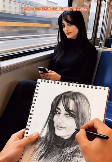 #capcut #capcutforus #capcutpioneer 🚂✨ Bazen bir yolculuk insanı tamamen değiştirir… ✨ Sometimes a train journey changes you forever… Türkiye treninde çekilmiş gibi görünen o sanatsal eskiz efekti yaptım 🚂🖤 I created a realistic Turkish train sketch effect photo 📸✨ Pencere kenarında, raylar akarken… Window seat vibes, rails moving in the background… Kurşun kalem çizimi gibi detaylı ve nostaljik ✏️ Ultra detailed pencil sketch aesthetic Kendini bir film sahnesindeymiş gibi hisset 🎬 Feel like
