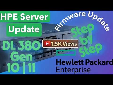 HPE DL380 Gen10 Gen11 Firmware Update Step by Step Guide for Beginners #hpe #hardware #firmware