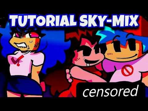 Tutorial Sky Mix - (My Fanmade) ‪@_genzu‬ ‪@st4rcannon‬ - fnf vs sky reborn (UST)