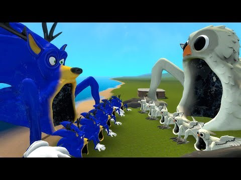 NEW OWL SEA EATER VS SONIC DEER SEA EATER FROM ROBLOX 99 NIGHTS IN THE FOREST In Garry's Mod!