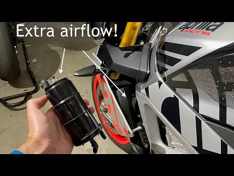 How to Remove Your Aprilia Tuono V4's Charcoal Evap Canister in Detail (and Why I Did!)