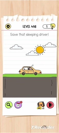 the brain test solution level 498 👍😎🚗