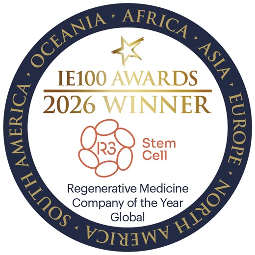 R3 Stem Cell Named ‘Regenerative Medicine Company of the Year – Global’ by International Elite 100