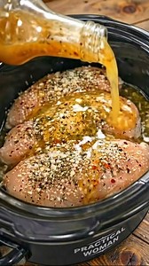 Slow Cooker 4-Ingredient Creamy Italian Chicken Recipe Ingredients 2 lb boneless skinless chicken breasts – Tyson 1 cup Italian dressing – Kraft Zesty Italian 8 oz cream cheese, softened and cubed – Philadelphia Light 1/2 cup grated Parmesan cheese – Kraft Grated Parmesan 1/2 cup broccoli florets, roasted – Fresh Gourmet (optional) 1/2 cup zucchini slices, roasted – Fresh Gourmet (optional) 1/2 cup cherry tomatoes, roasted – NatureSweet (optional) 1/4 cup sun-dried tomatoes – Bella Sun Luci (opt