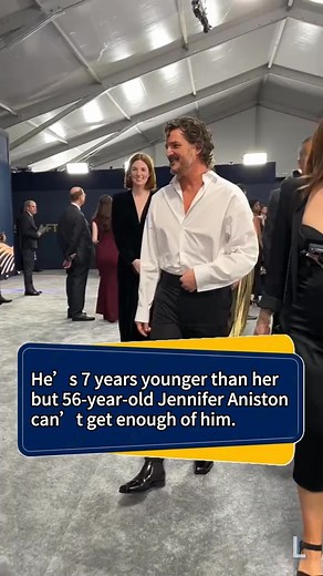 He’s 7 years younger than her but 56-year-old Jennifer Aniston can’t get enough of him.#celebrities #tiktok #celebritiesnews #usa #foryou #fyp #celebrity | Celeb Time